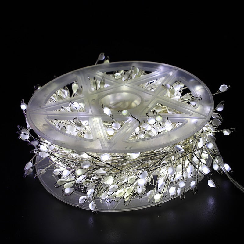 🎄 Brzká vánoční akce – sleva 50% 🎁 Řetěz se světýlky ve tvaru ohňostroje z měděného drátu