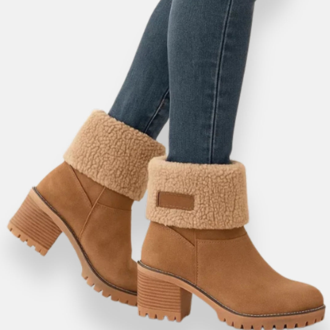 Alixia | Podšívkové zimní kotníkové boty