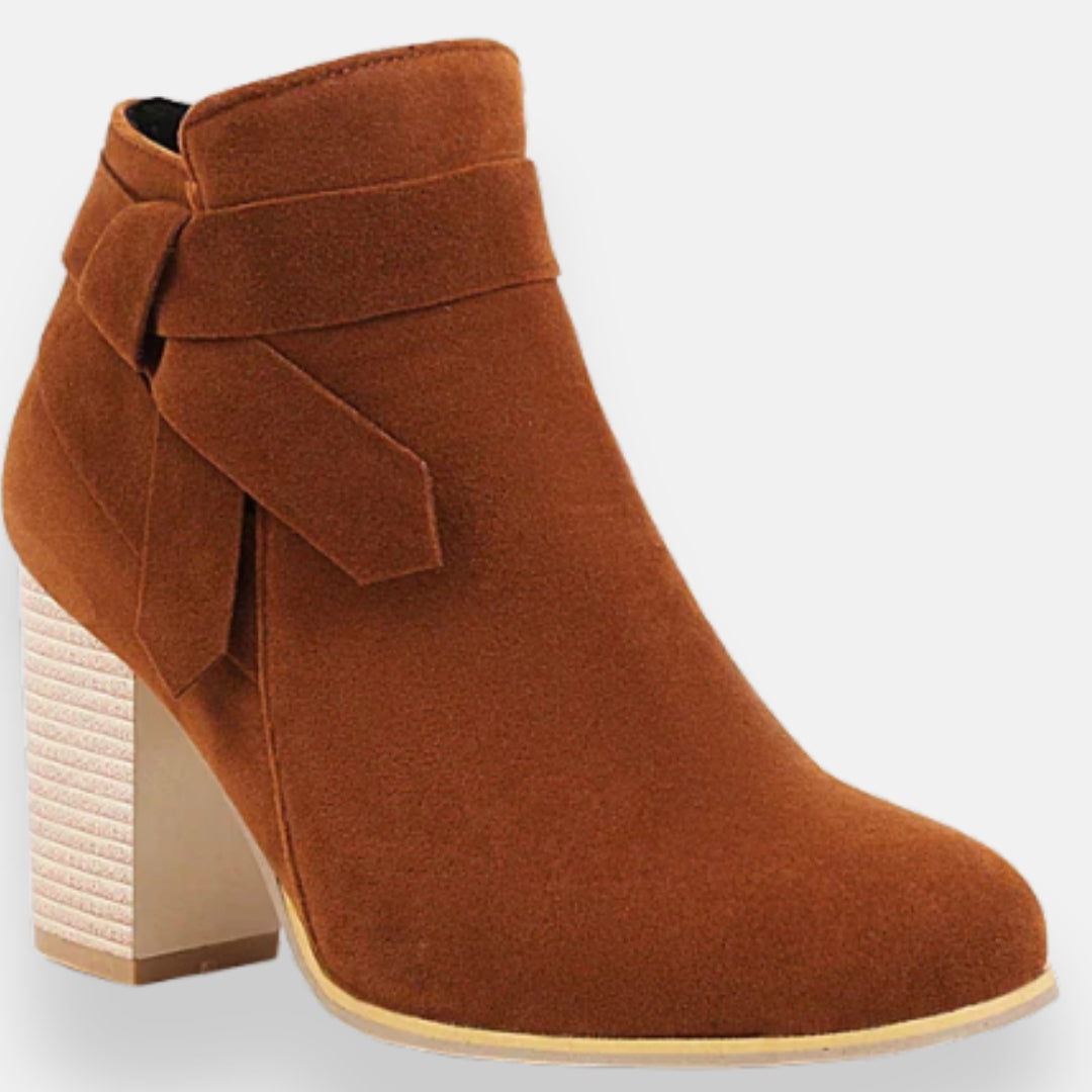 Angéla | Elegantní kotníkové boty s mašlí