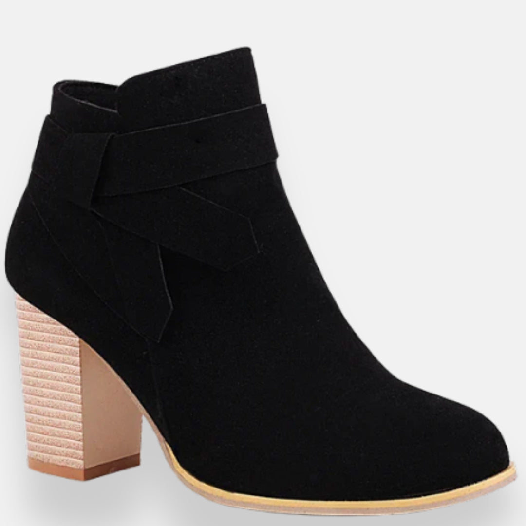 Angéla | Elegantní kotníkové boty s mašlí