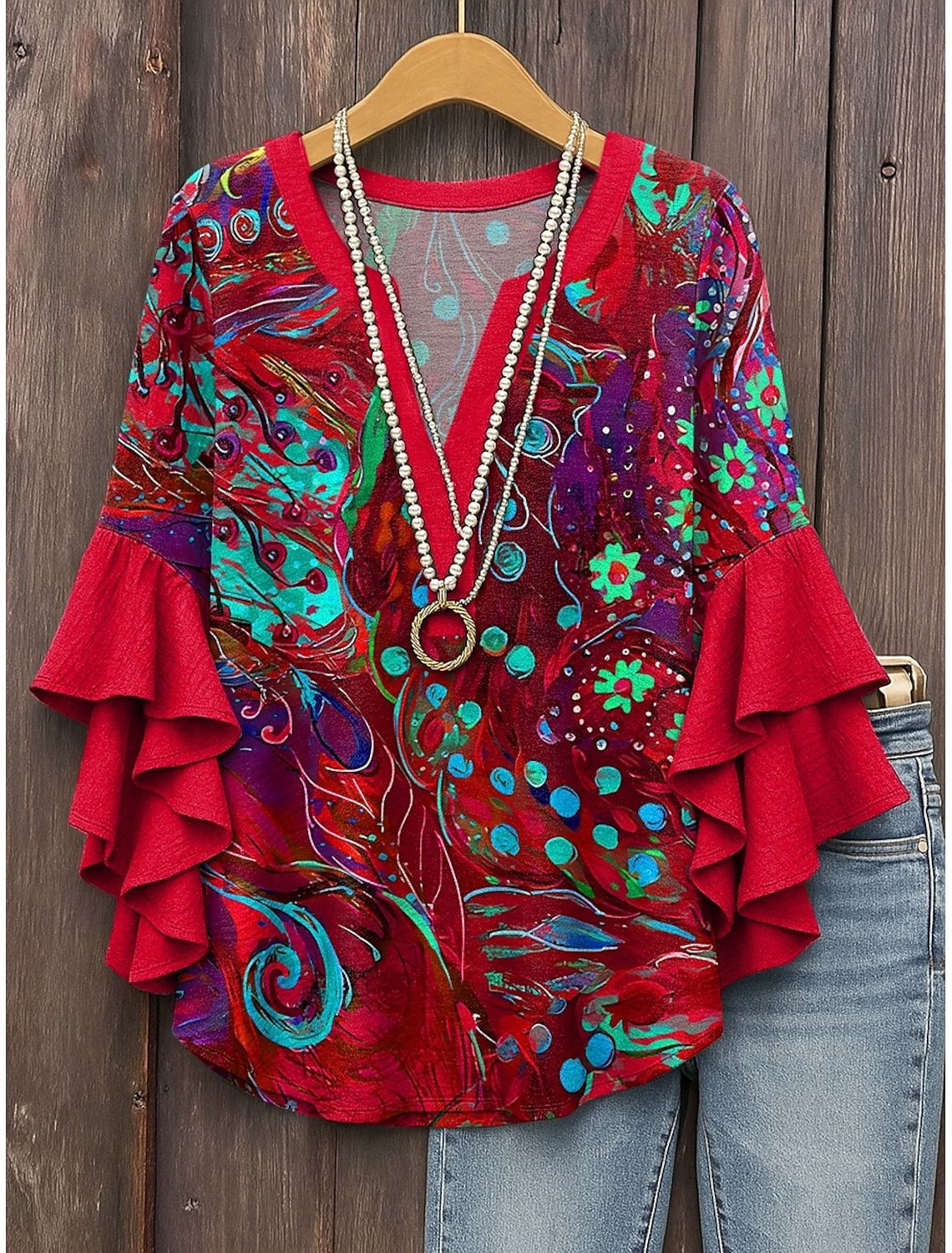 Viora – Halenka Boho Chic v přirozeném stylu 13