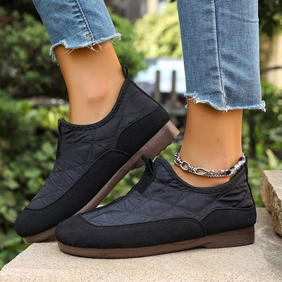 Gwendolin – Dámské zimní nazouvací boty s teplou fleecovou podšívkou