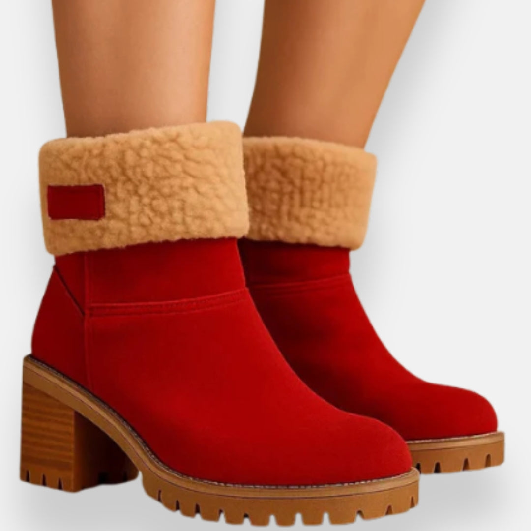 Alixia | Podšívkové zimní kotníkové boty