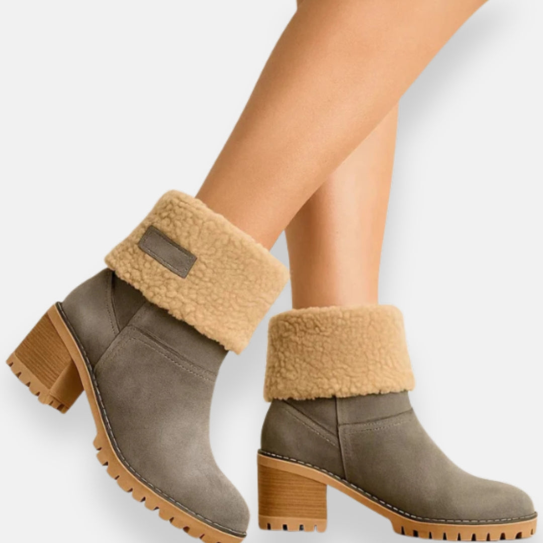 Alixia | Podšívkové zimní kotníkové boty