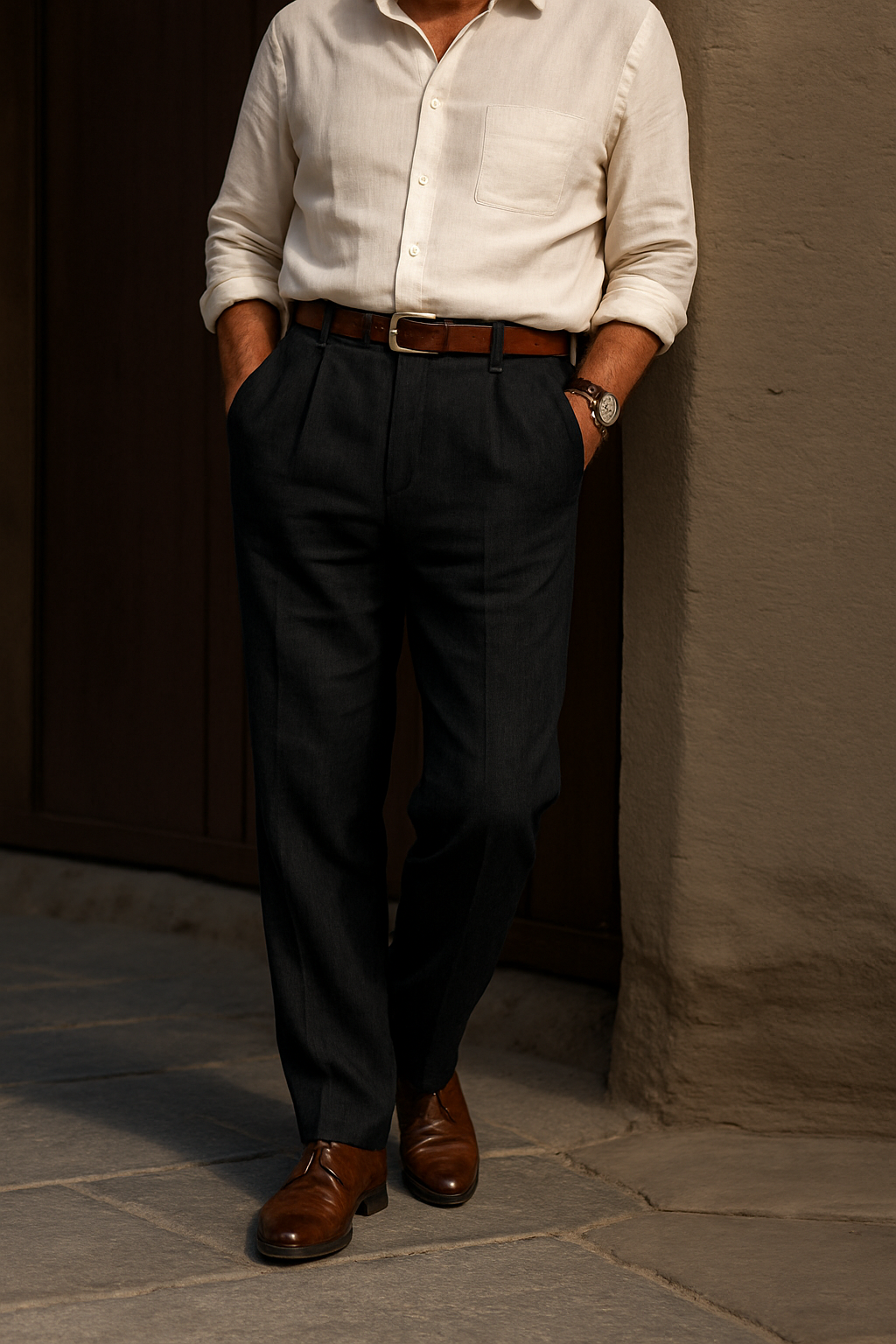 Clemens – Klasické lněné kalhoty pro muže s vytříbeným stylem