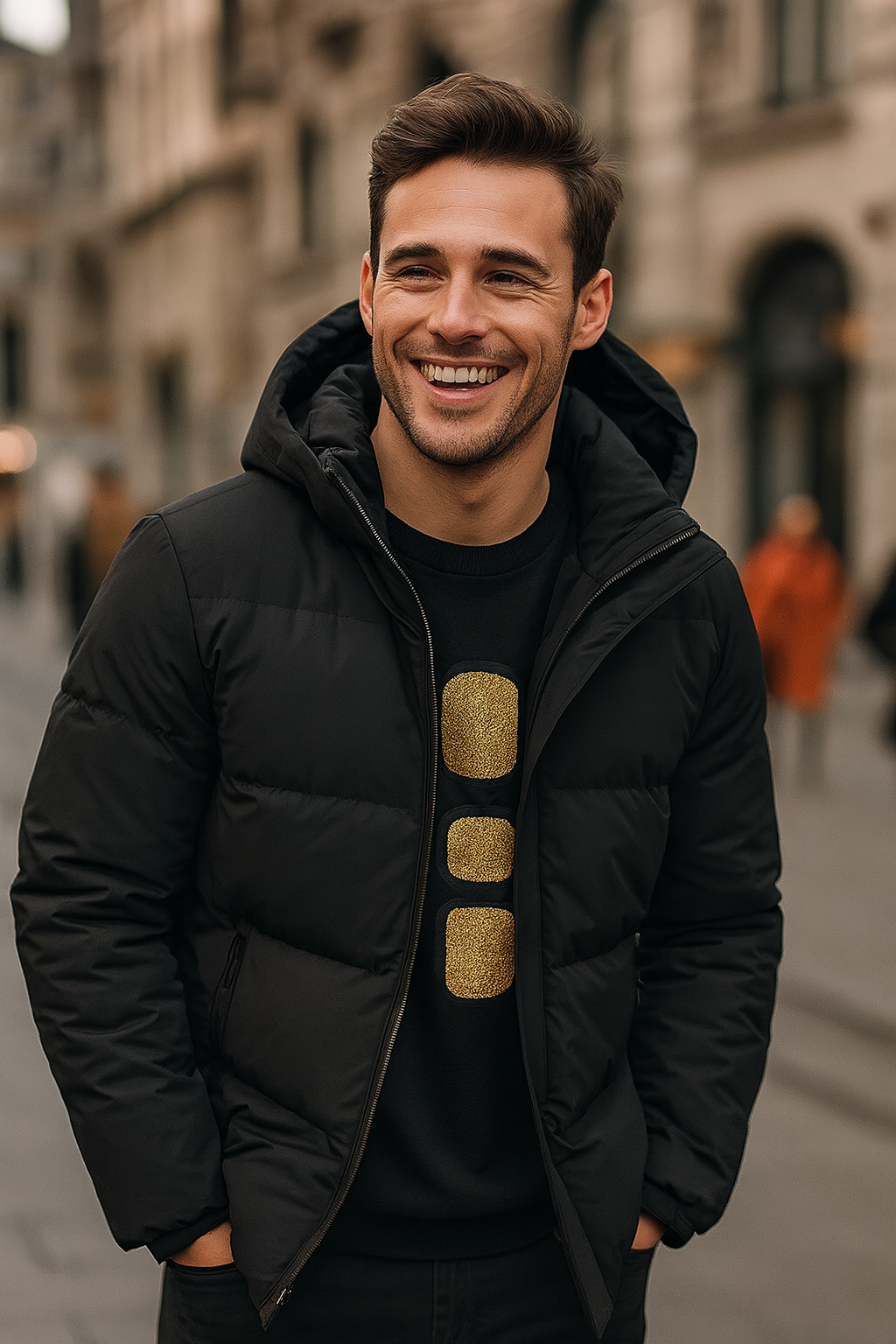 Max – Městský zimní kabát s čistým designem a moderním stylem