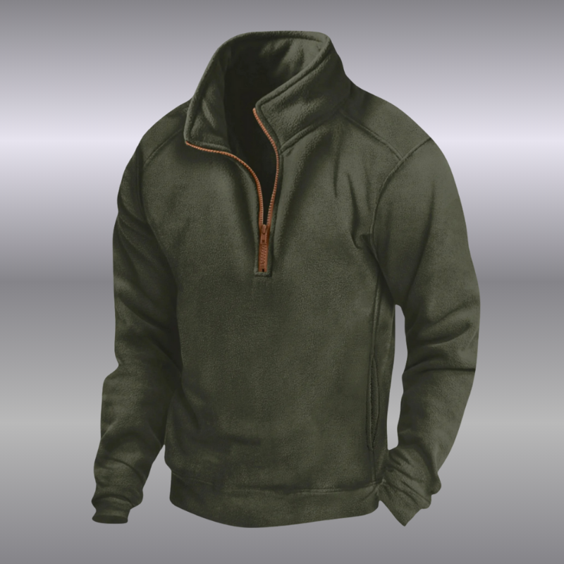 Damian – Pánská fleecová mikina na zip