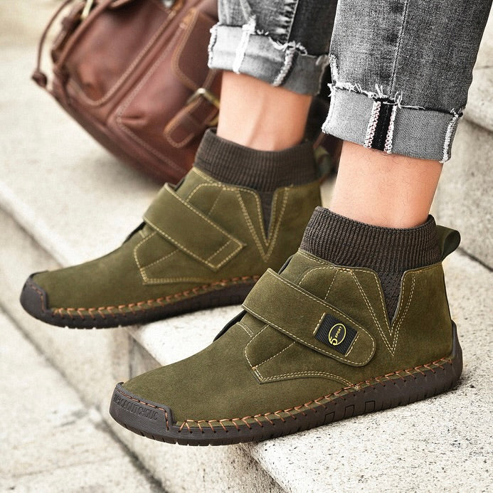 Patrick – Pánské zimní semišové kotníkové boty