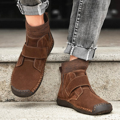 Patrick – Pánské zimní semišové kotníkové boty