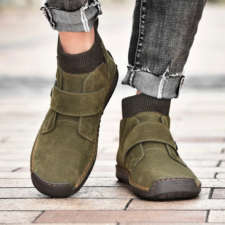 Patrick – Pánské zimní semišové kotníkové boty