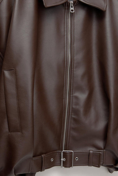 Celinia – Retro bunda z eko kůže s nadčasovým šarmem