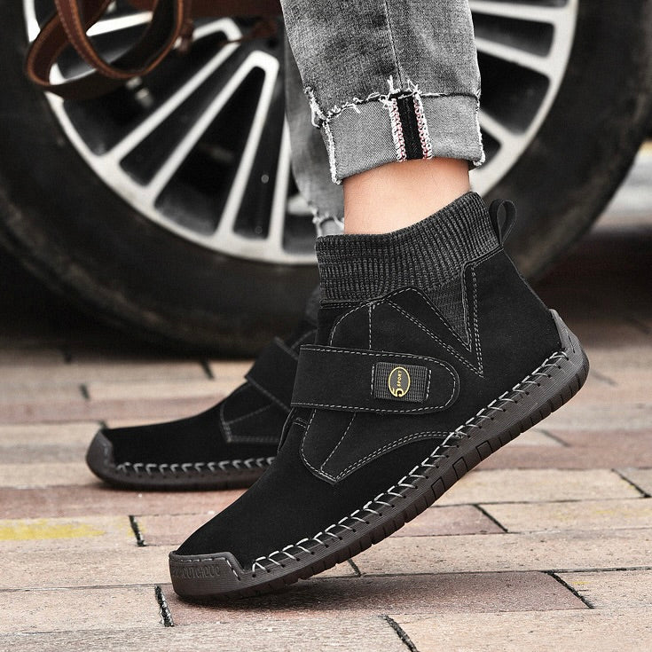 Patrick – Pánské zimní semišové kotníkové boty