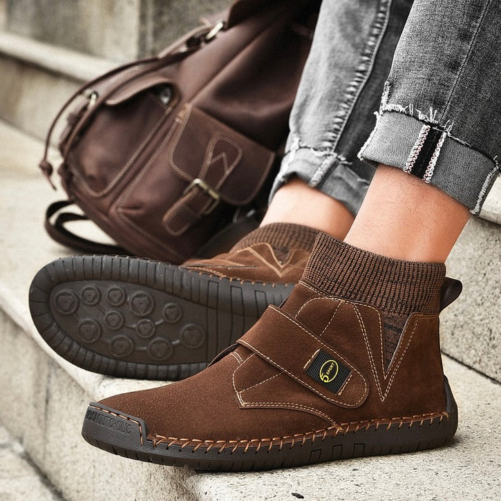 Patrick – Pánské zimní semišové kotníkové boty