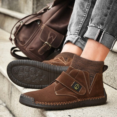 Patrick – Pánské zimní semišové kotníkové boty