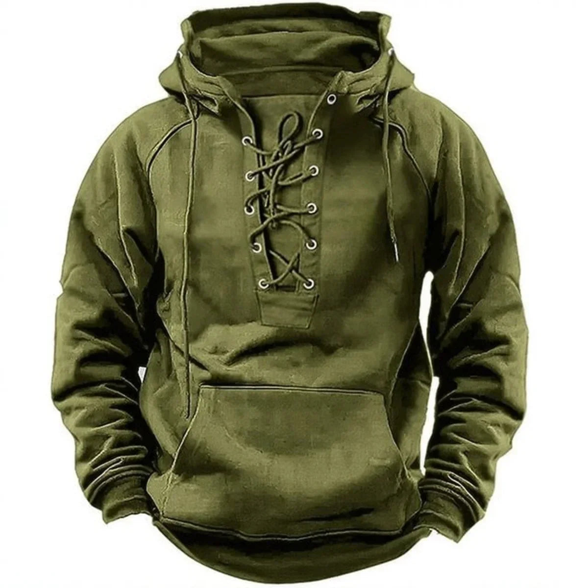 Carlos – Retro hoodie se šňůrkami