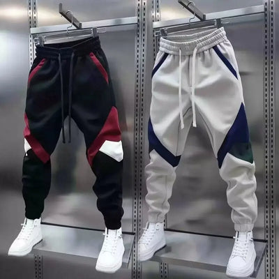 Lorenzo – Pánské casual kalhoty s panely