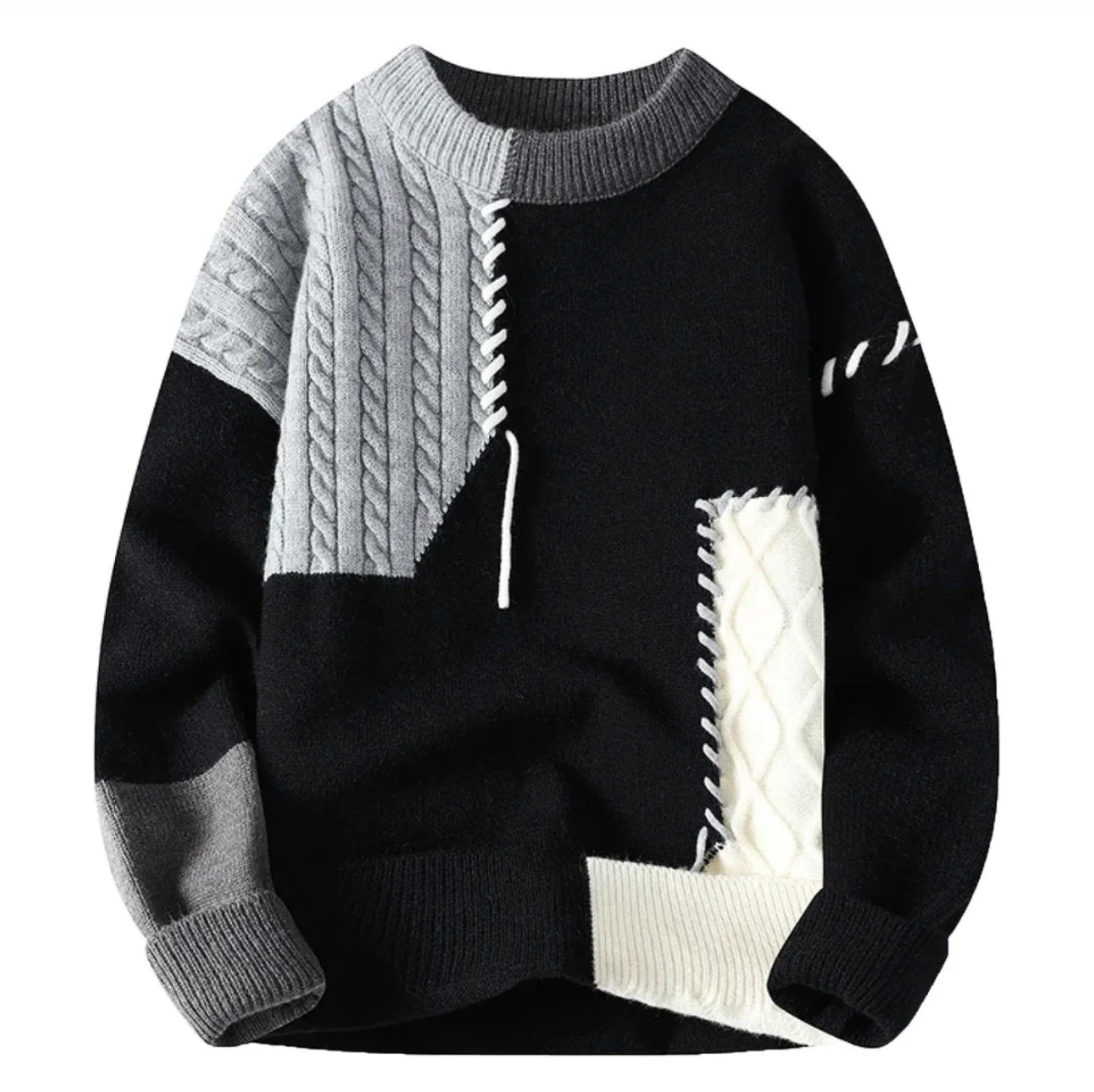 Bohumil – patchwork pulovr