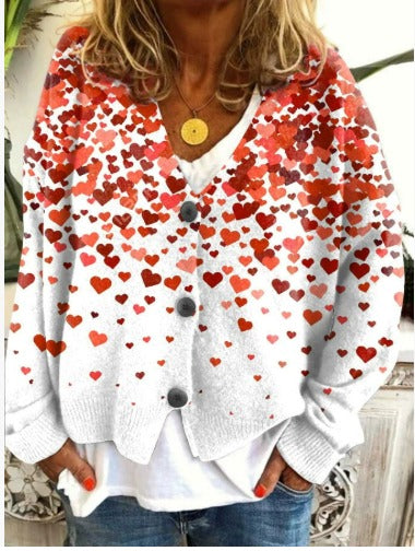 Tatjana – Vyšívaný dámský kardigan s výstřihem do V 9