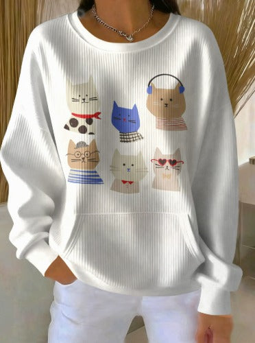 Amilia – Stylový dámský svetr s kulatým výstřihem a jedinečnými vzory 6