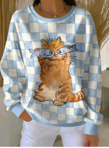 Amilia – Stylový dámský svetr s kulatým výstřihem a jedinečnými vzory 5