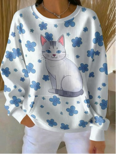 Amilia – Stylový dámský svetr s kulatým výstřihem a jedinečnými vzory 3