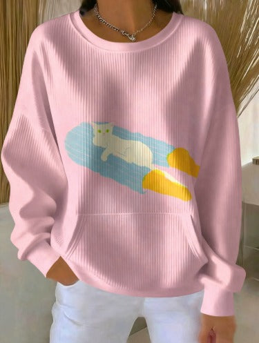 Amilia – Stylový dámský svetr s kulatým výstřihem a jedinečnými vzory 15