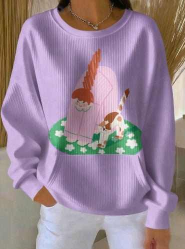 Amilia – Stylový dámský svetr s kulatým výstřihem a jedinečnými vzory 17