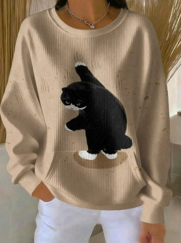 Amilia – Stylový dámský svetr s kulatým výstřihem a jedinečnými vzory 18