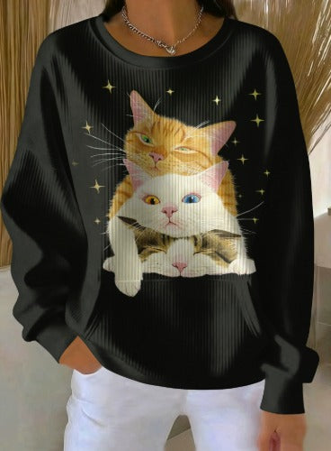 Amilia – Stylový dámský svetr s kulatým výstřihem a jedinečnými vzory 14