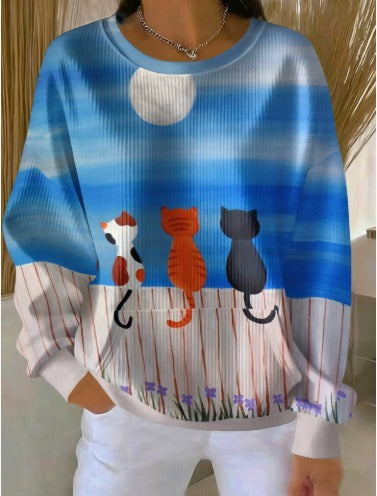 Amilia – Stylový dámský svetr s kulatým výstřihem a jedinečnými vzory 24