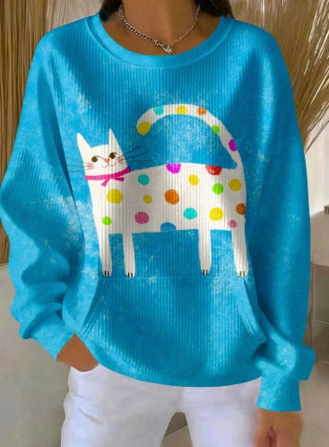 Amilia – Stylový dámský svetr s kulatým výstřihem a jedinečnými vzory 21