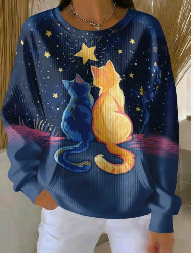 Amilia – Stylový dámský svetr s kulatým výstřihem a jedinečnými vzory 26