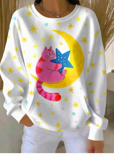 Amilia – Stylový dámský svetr s kulatým výstřihem a jedinečnými vzory 22