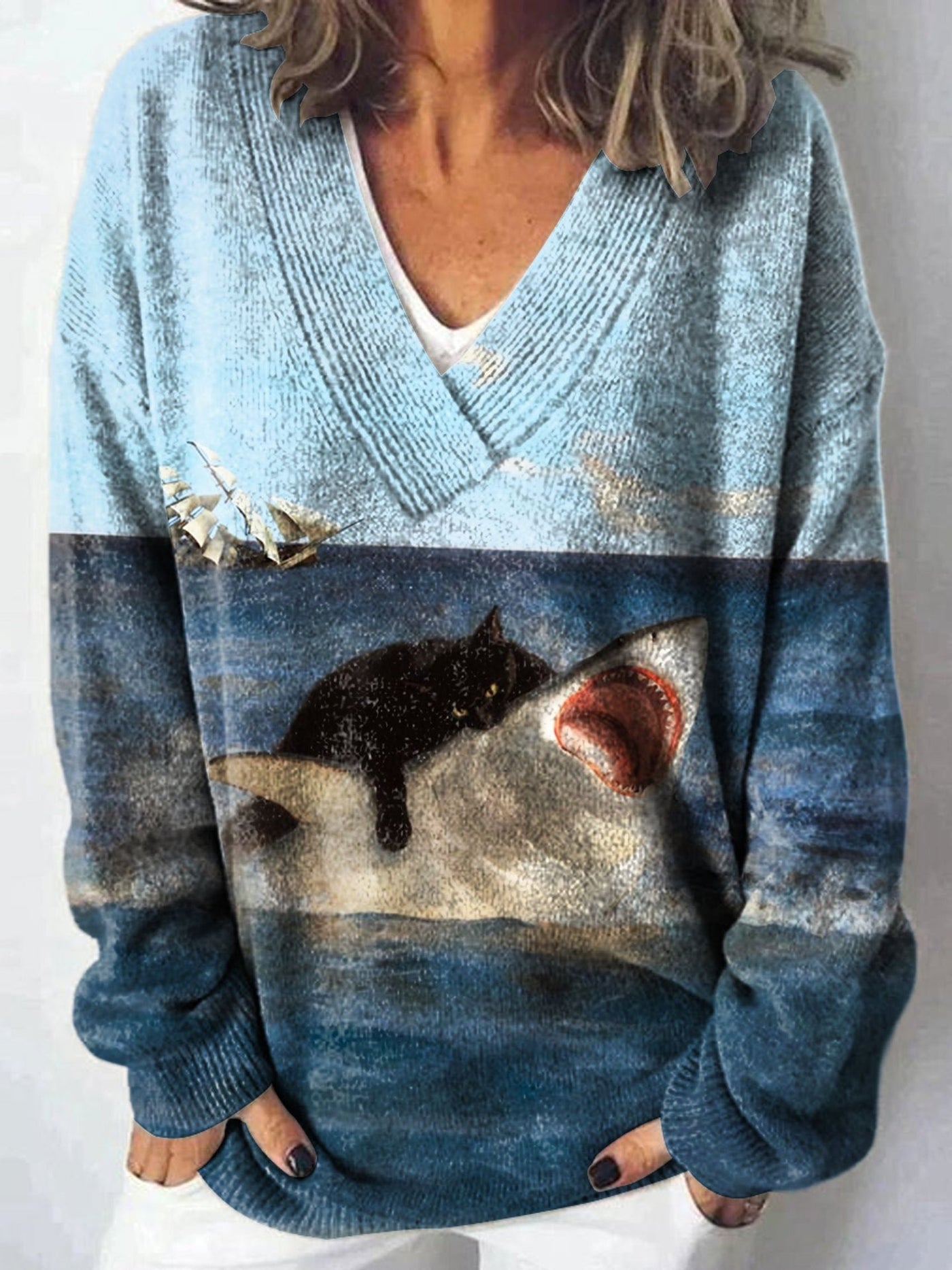 Talea – Umělecký svetr pro stylové dny 9