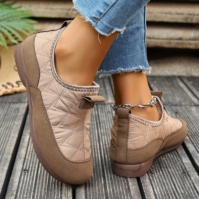 Gwendolin – Dámské zimní nazouvací boty s teplou fleecovou podšívkou