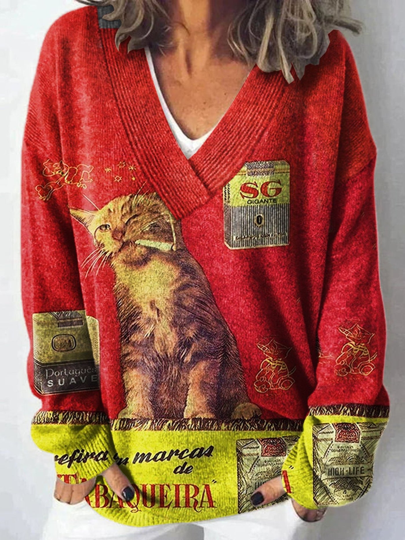 Talea – Umělecký svetr pro stylové dny 13