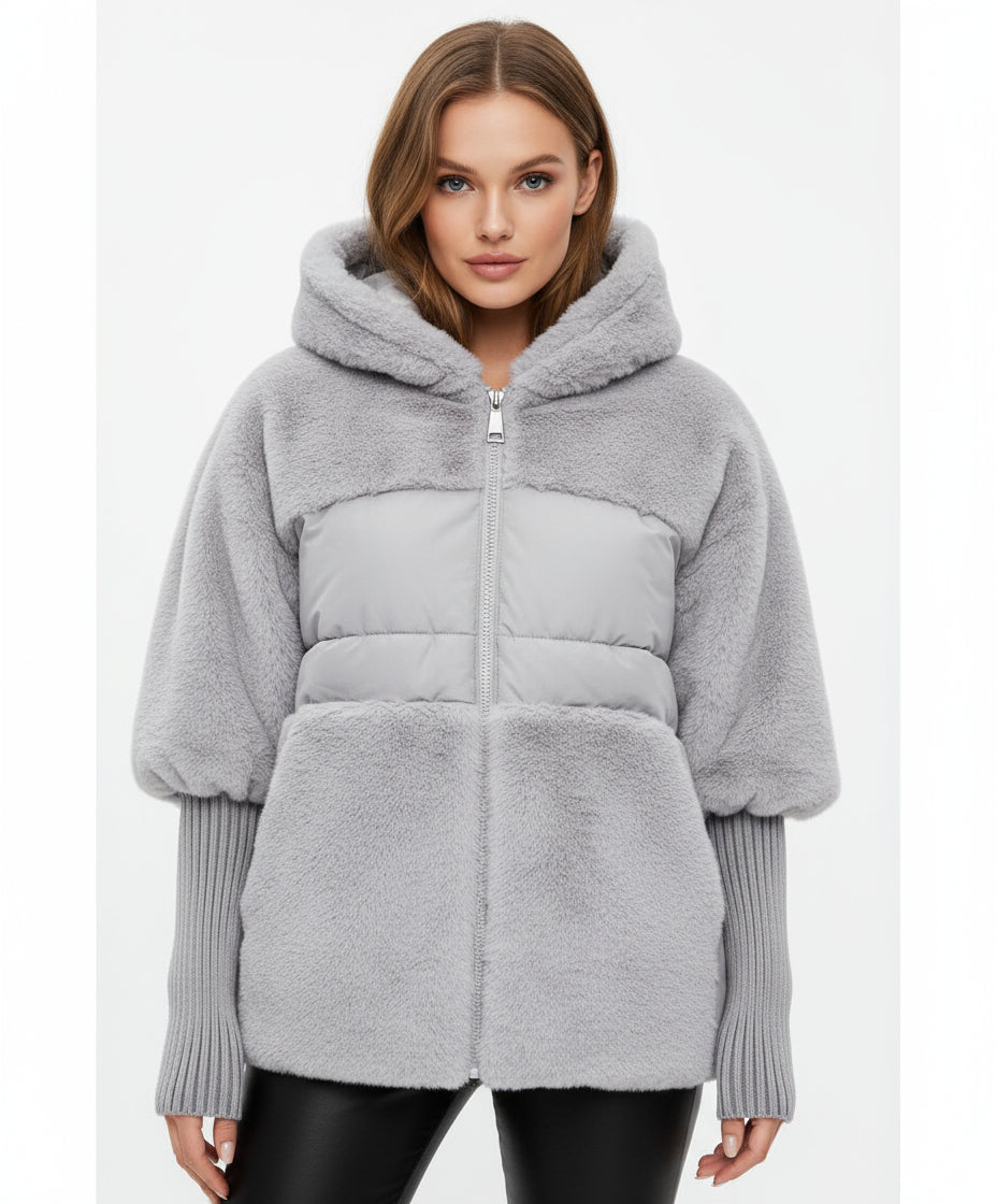 Laureen – Stylová prošívaná bunda s kapucí