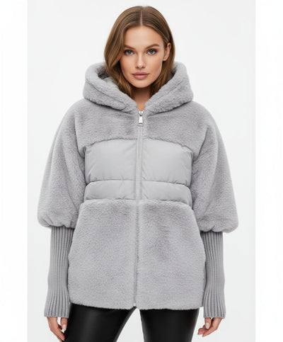 Laureen – Stylová prošívaná bunda s kapucí