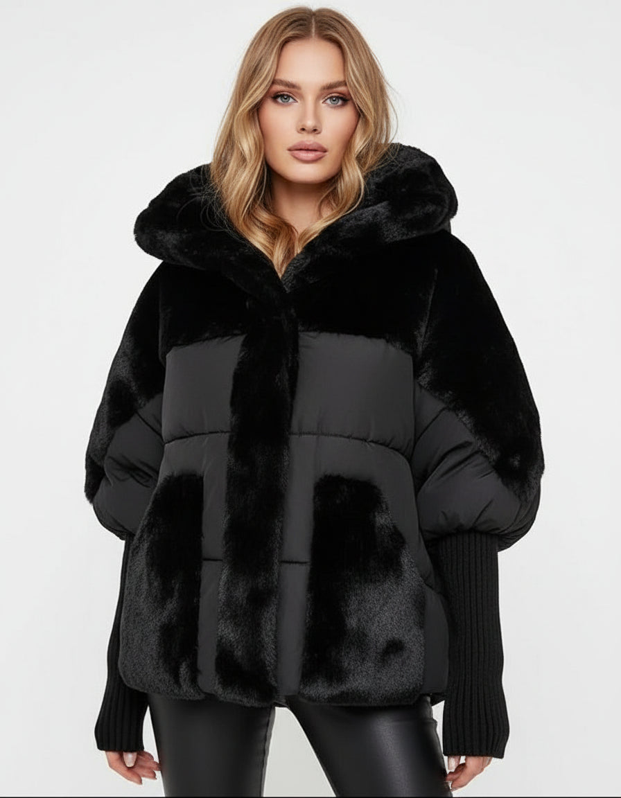 Laureen – Stylová prošívaná bunda s kapucí