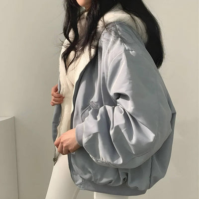 Maelis – Oboustranná teddy bunda s kapucí